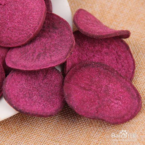 健康休闲食品紫薯脆片